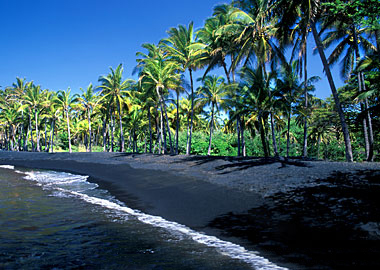  plage Hawaï, la plus grande île